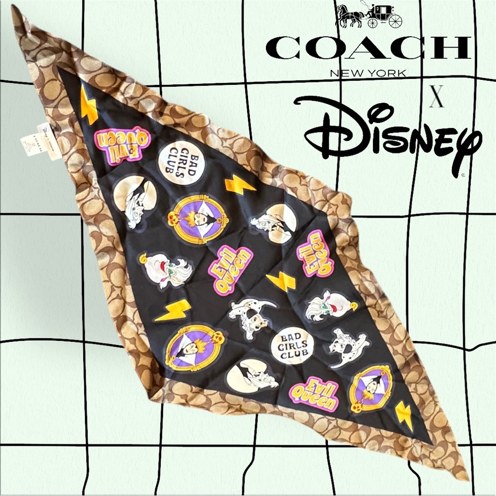 Coach x Disney Villains Silk Scarf